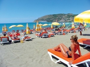 alanya stranden leilighet til salgs