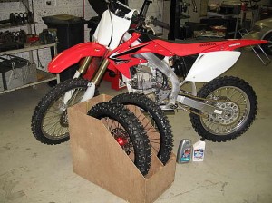 Honda CRF 450, 9t, m/ Pigghjulsett