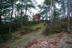 Tomt med riveklar hytte i Skeisstøa på Nore Neset